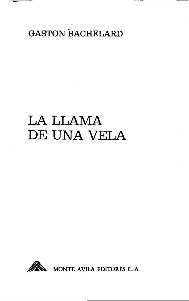 La llama de una vela